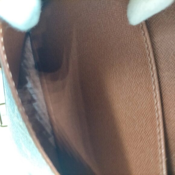Authentic Louis Vuitton Cartouchiere MM Brown Monogram Shoulder Bag mn630-112725 - Picture 12 of 16